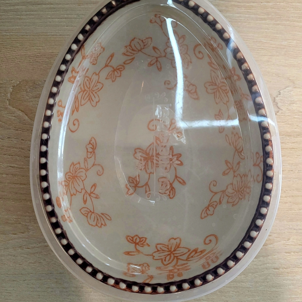 Floral Oval Ceramic Ramekins